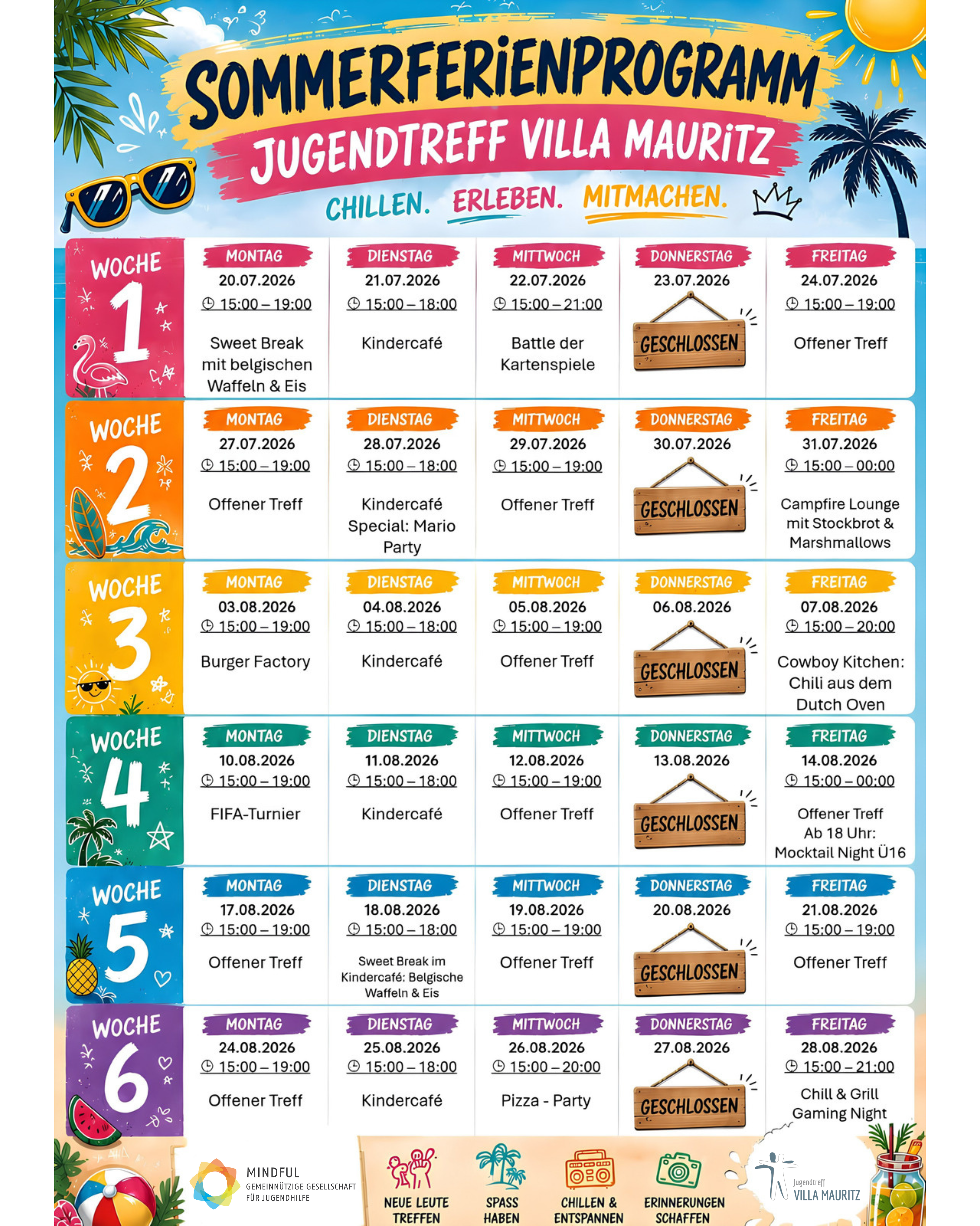 Programm als Flyer